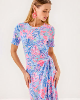 Chace Maxi Dress, Multi Elephant Splash, large image 3