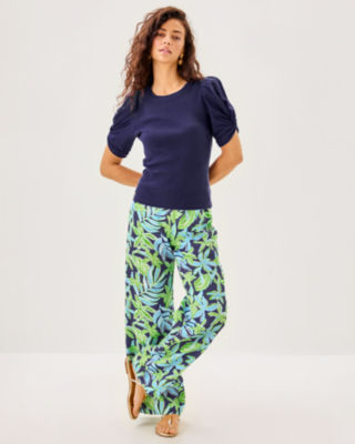 Igby Knit Top, Sapphire Pool, large image 2
