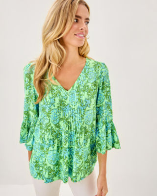 Lilly Pulitzer Danika Tunic In Green