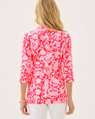 UPF 50+ Mandi 3/4 Sleeve Tunic, Cane Coral Crab Collab, large image 1