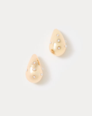 Roar Of The Seas Earrings, Resort White, large