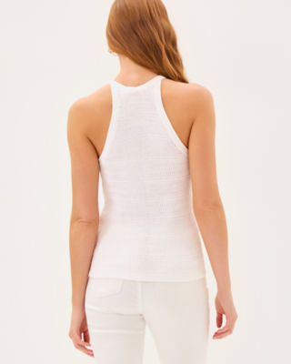 Emra Sweater Tank, Resort White, large image 1