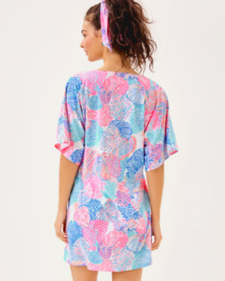 Malachi V-Neck Cover-Up, Multi Roar Of The Seas Engineered Coverup, large image 1
