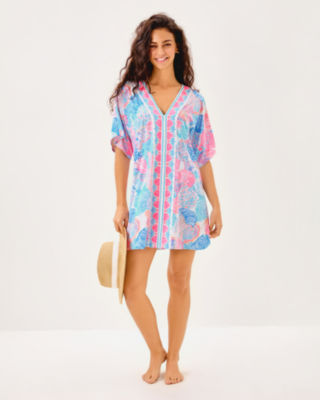 Malachi V-Neck Cover-Up, Multi Roar Of The Seas Engineered Coverup, large image 4