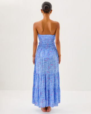 Anali Maxi Cover-Up, Sunwashed Blue Seacrets, large image 1