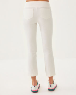 Lilly Pulitzer Upf 50+ Luxletic 28" Corso Kick Flare Pant In White
