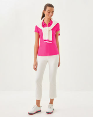 Lilly Pulitzer Upf 50+ Luxletic 28" Corso Kick Flare Pant In White