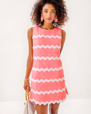 Kerra Shift Romper, Sorbet Pink, large image 1