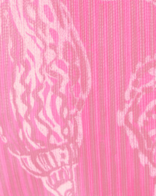 Kalinara Stretch Romper, Rousseau Pink Cool As Shell Overprint, large image 5