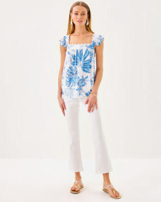 Gyah Top, Resort White Jet Set Jungle, large image 3