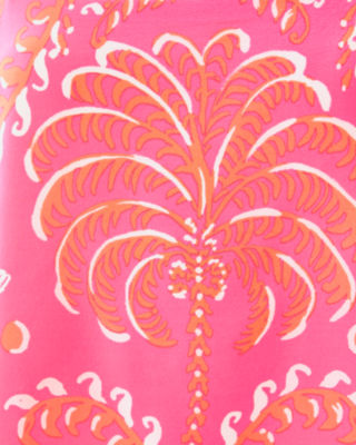 Jesslyn Silk Top, Sunkissed Pink Breezy Palm Engineered Woven Top, large image 7