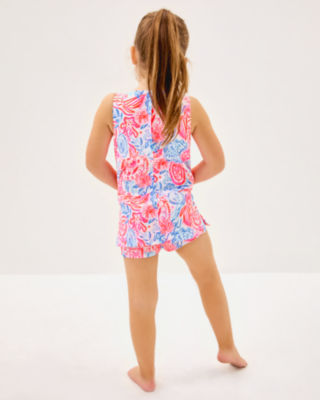 Girls Mini Romey Shift Set, Resort White Lil Sun Sea Sand, large image 1