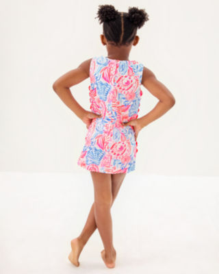 Girls Mini Romey Shift Set, Resort White Lil Sun Sea Sand, large image 3