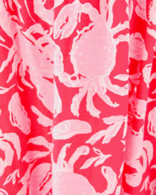 Girls Mini Kailua Maxi Dress, Cane Coral Crab Collab, large image 2