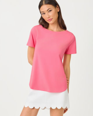 Key West Top, Confetti Pink, large