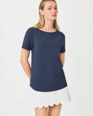Key West Top, Low Tide Navy, large