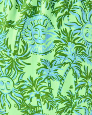 Lilly Pulitzer Montecito Skirted Romper In Green