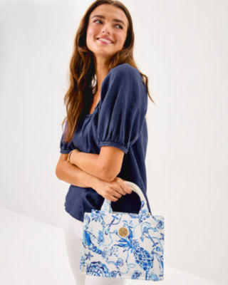 Adair Mini Bag, Resort White Barefoot Beachcombers, large image 1