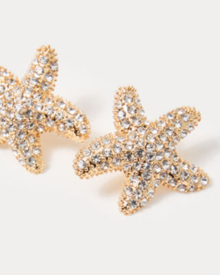 Lilly Pulitzer Starfish Stud Earrings In Gold