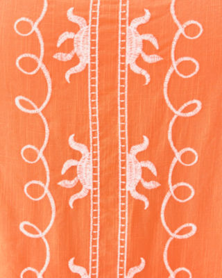 Rozalie Maxi Dress, Papaya Frond Fantasy Embroidery, large image 7