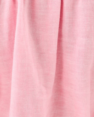 Calais Short Sleeve Top, Conch Shell Pink X Resort White, large image 4