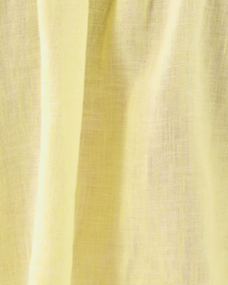 Calais Short Sleeve Top, Limoncello X Resort White, large image 4