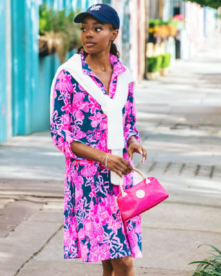Saralyn Popover Shirtdress, , large  - Lilly Pulitzer