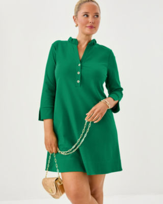 Knightley Dress, Fiddle Leaf Green, large image 4