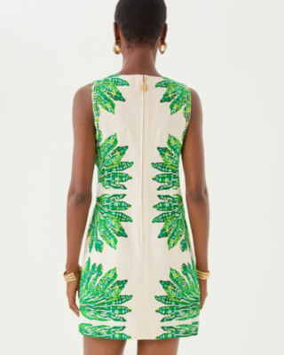 Lilly Pulitzer Devyn Stretch Shift Dress In White