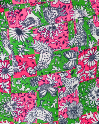 UPF 50+ Luxletic 15" Monica Skort, Cherry Blossom Pink Lil Chicken Check Golf, large image 5