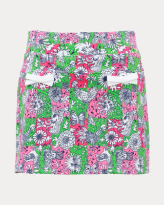 UPF 50+ Luxletic 15" Monica Skort, Cherry Blossom Pink Lil Chicken Check Golf, large image 6