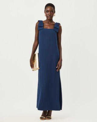 Bernice Maxi Dress, Low Tide Navy, large