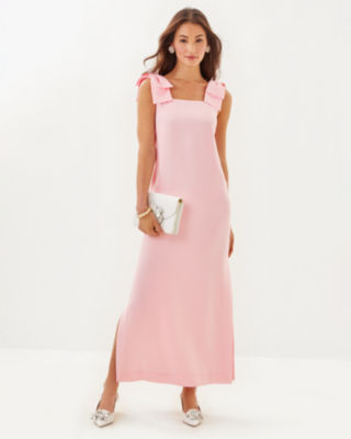 Bernice Maxi Dress, Pink Muse, large