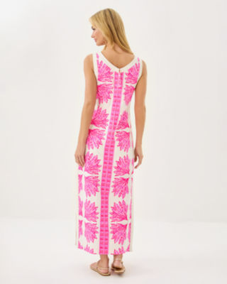 Lilly Pulitzer Eleanora Maxi Shift Romper In Pink