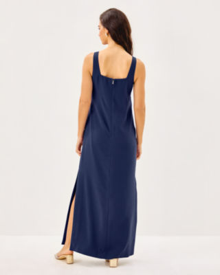 Bria Maxi Dress, Sapphire Pool, large image 1
