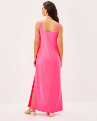 Bria Maxi Dress, Sunkissed Pink, large image 1