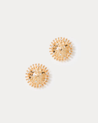 Summer Shorelines Stud Earrings, Gold Metallic, large