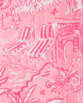 Rozalie Linen Maxi Dress, Conch Shell Pink Pennys Playground, large image 4