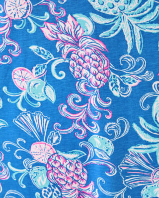 Kyleigh Maxi Dress, Sunwashed Blue Citrus Crush, large image 7