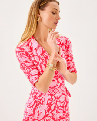 Ibby Skirted Romper, Cane Coral Crab Collab Engineered Romper, large image 2