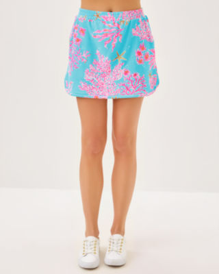 Florie Terry Skort, Multi Royal Coral, large image 2