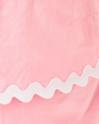 Nik Ric Rac Trim Cropped Top, Conch Shell Pink, large image 5