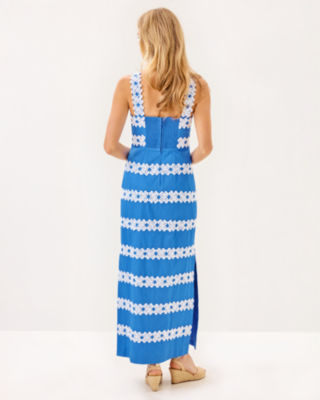 Davis Maxi Dress, Sunwashed Blue, large image 1