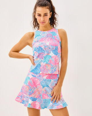 UPF 50+ Luxletic Zadora High Rise Skort, Multi Roar Of The Seas, large