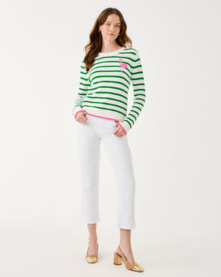 Jovienne Sweater, Coconut Shine Bright Stripe, large image 3