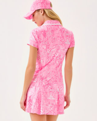 UPF 50+ Luxletic Jessamy Dress, Conch Shell Pink Pennys Playground, large image 2