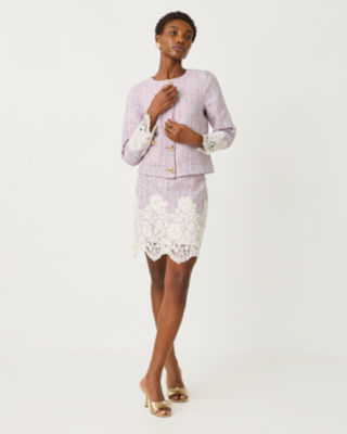 Bettany Boucle Skirt, , large  - Lilly Pulitzer
