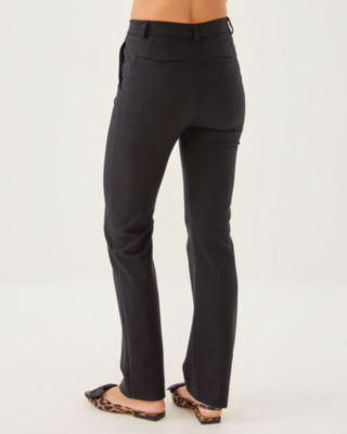Lilly Pulitzer 32" Demaria High Rise Stretch Pant In Black
