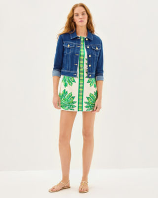 Seaspray Denim Jacket, Medium Wash, large image 4