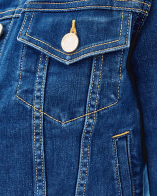 Seaspray Denim Jacket, Medium Wash, large image 5